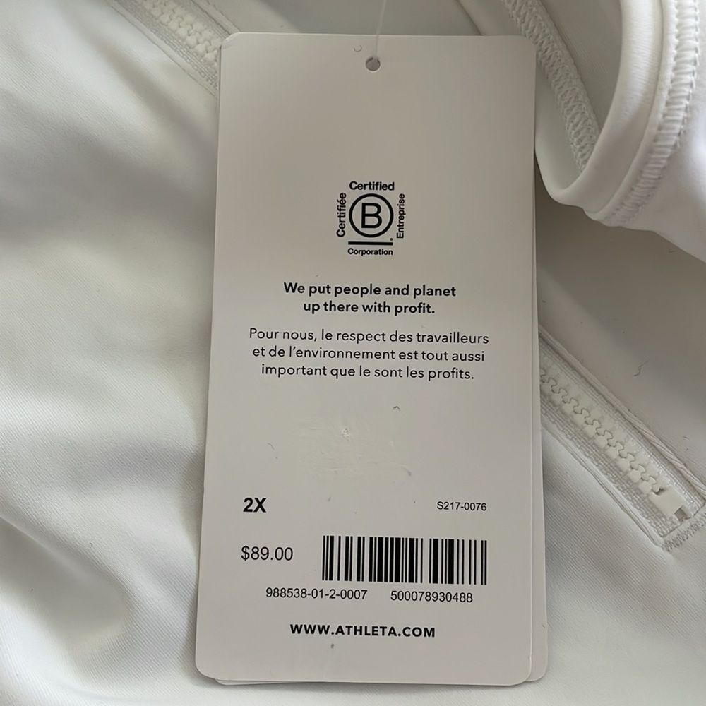 ATHLETA Ace Tennis Dress, White, Size 2X, 988538 - Picture 7 of 12